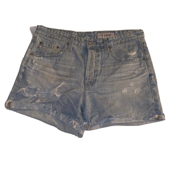 AG Adriano Goldschmied The Alex Vintage Boyfriend Shorts Women‎ Size 29 R - Picture 1 of 16